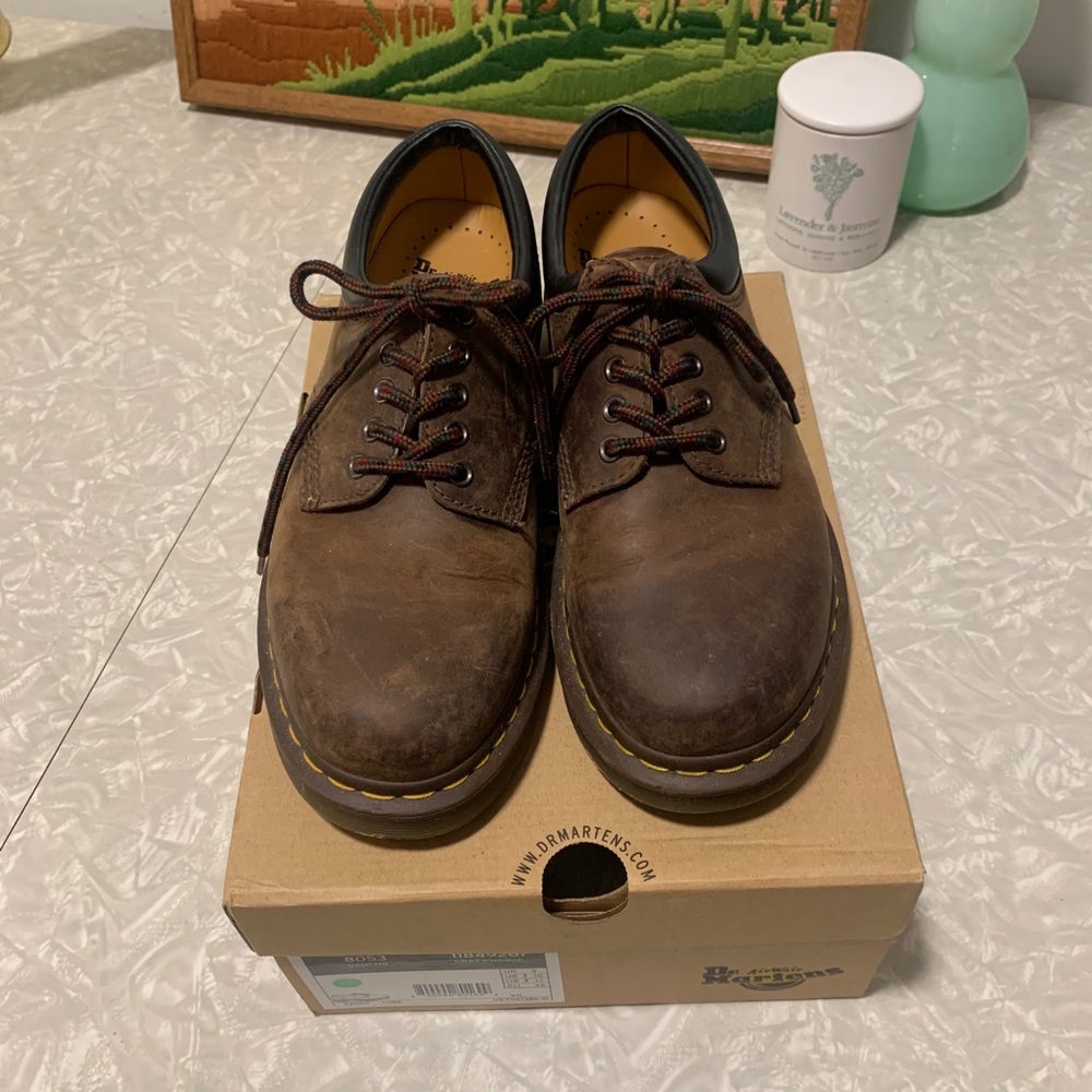 Dr. Martens 8053 Crazy Horse Leather Casual Shoes